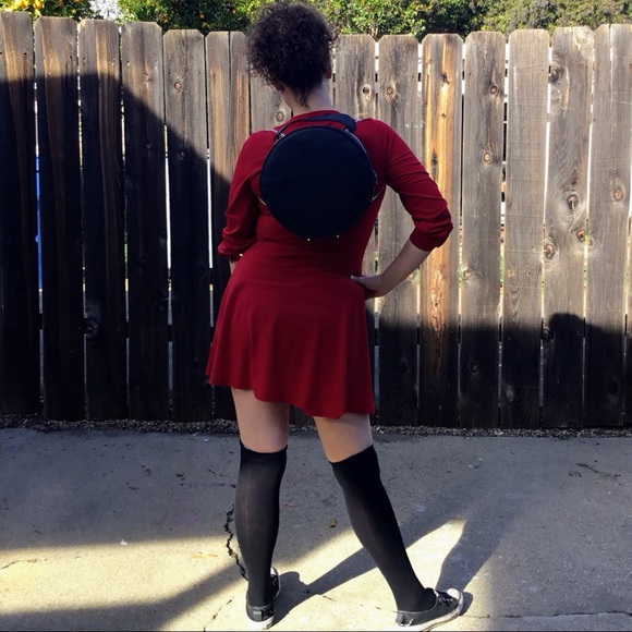 FanTC Convertible Circle Backpack Crossbody Shoulder bag Top Handle Traditional - Picture 11 of 13